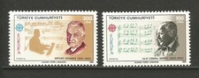 EUROPA CEPT 1985 Turquie 2 timbres neufs MNH /TR1799