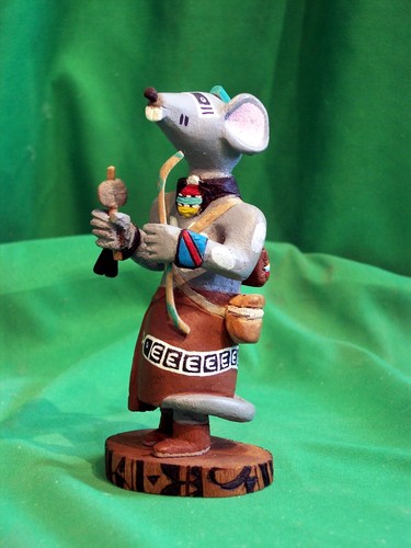Hopi Kachina Doll - The Warrior Mouse by Emerson Taho - Fantastic!