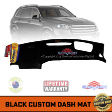 Black DASH MAT For Mercedes Benz GLS X167 w/ Heads Up Display 2020-2025 DM1669D