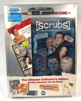 Scrubs: The Complete Collection (DVD, 2010, 26-Disc Set