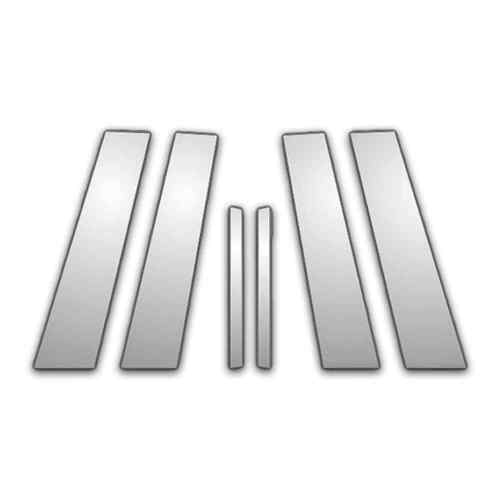 6pc Stainless Steel Pillar Post Covers for 2011-2015 Buick Regal