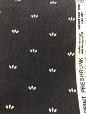 VTG Raymond Waites Fabric Country Daisy NAVY “Gear” Cohama Riverside 25”x96”