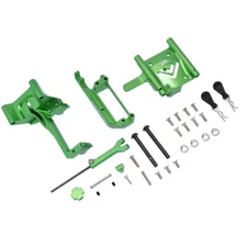 GPM Racing Alum Handbrake Kit + Center Differential Cover Green : 1/7 Infraction