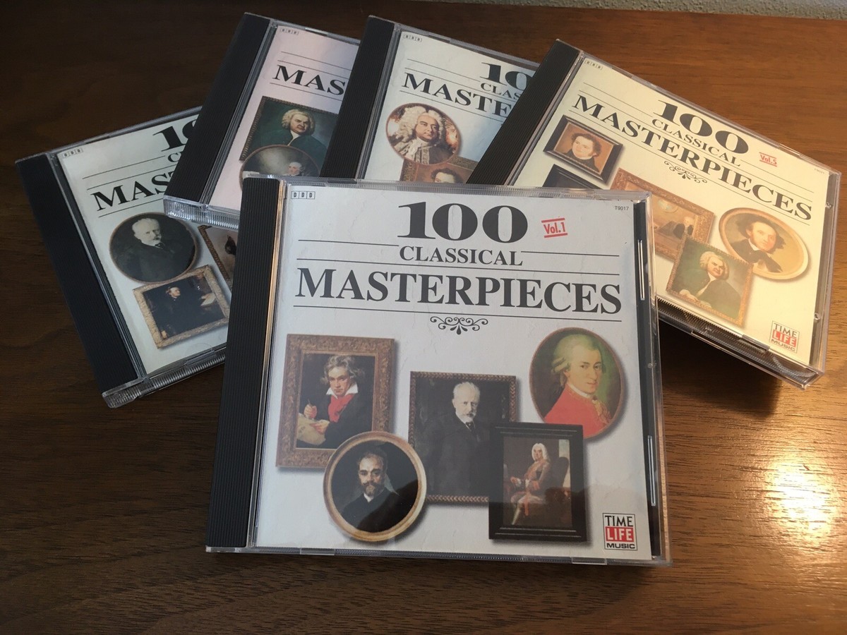 Time Life Music 100 Classical Masterpieces boxed digital 5-CD set