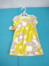CARTER'S SUMMER COTTON DRESSES W/ DIAPER COVER BABY GIRLS 9 MONTHS - 2 PC SET