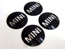Mini Cooper Mini Logo Rueda de repuesto Hub Center Caps Covers Set 54 mm 4pc