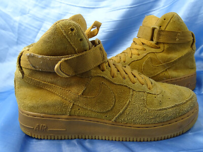NIKE AIR FORCE 1 HIGH LV8 SUEDE SNEAKER GR 39 WHEAT SCHUHE AF1 HI RAR LEDER BB2