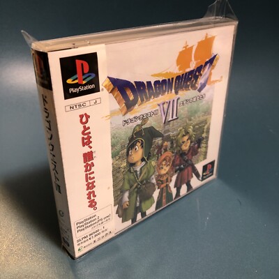 Dragon Quest VII 7 PlayStation 1 PS1 Complete NTSC-J Shipping free
