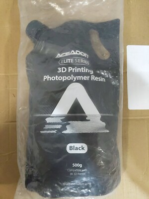 3D Printer Resin 405nm Photopolymer Resin LCD/DLP UV-Curing Black 500g #G4