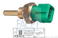 Facet KüHlmitteltemperatursensor FüR Citroen Berlingo,Saxo,Xsara