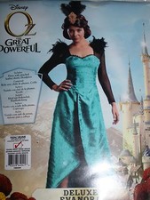 Teen Women Oz The Great and Powerful Deluxe Evanora Costume Dress Set Size 2-6