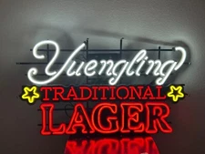 Yuengling Traditional Lager 24" Vivid LED Neon Sign Light Lamp With Dimmer VL
