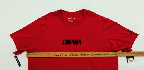 NWT Jordan Brand Jumpman Logo T-Shirt Air Jordan Red Black Men's Size 3XL XXXL - Picture 7 of 8