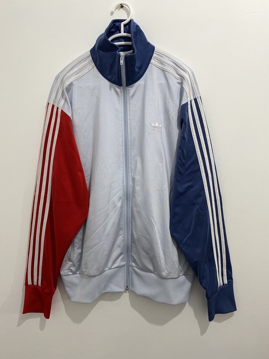 Adidas Originals Firebird Track Top Jacket Crew Blue Red Size L