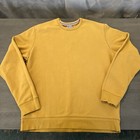 Lands End Sweatshirt XL Mens Serious Sweats Crew Neck Pullover Fleece