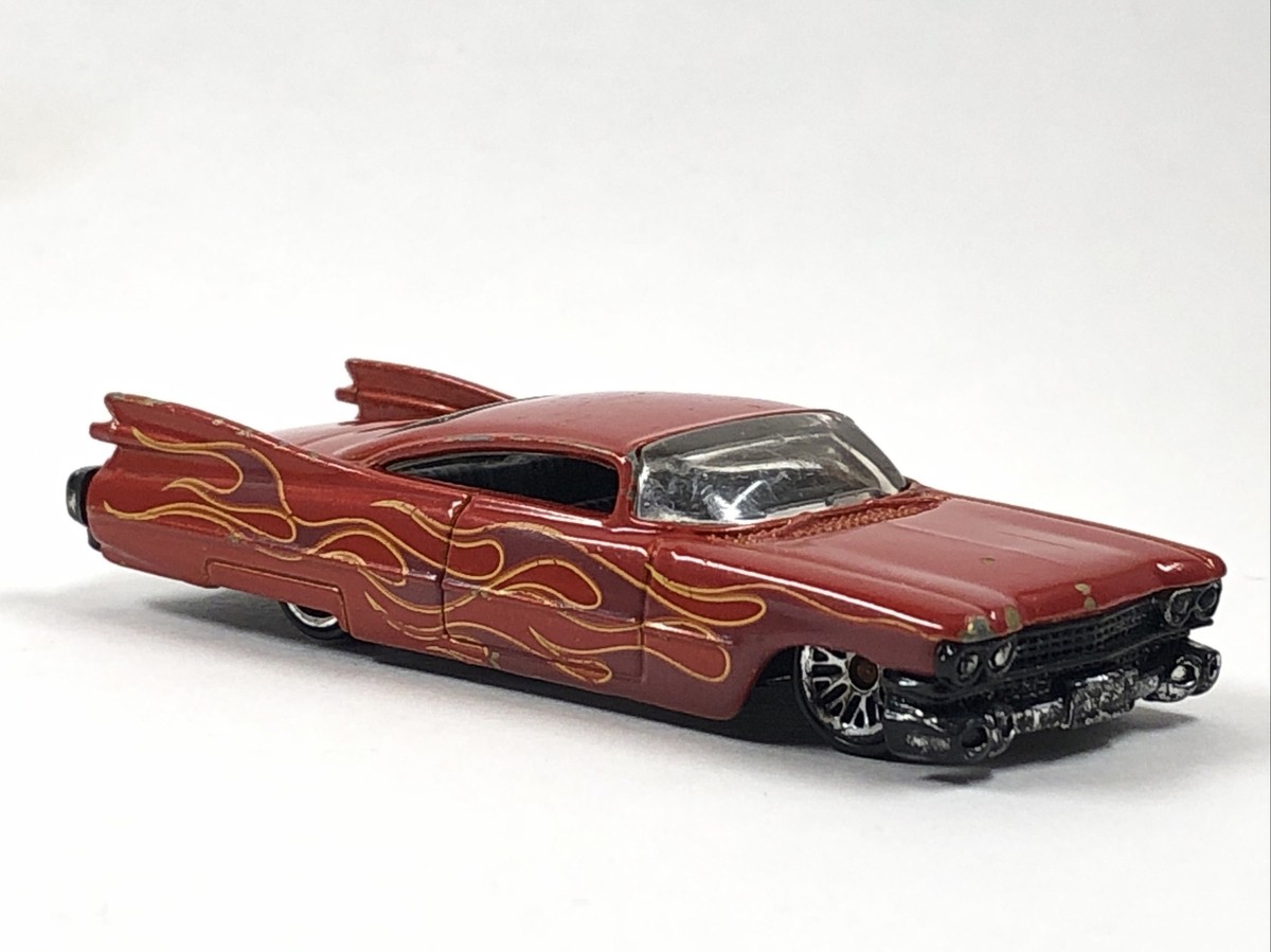 ミニカー 2002 100% hotwheels 53 59 cadillac Amazon.com: Hot Wheels 100% Lead Sledz 2 Car Set '53