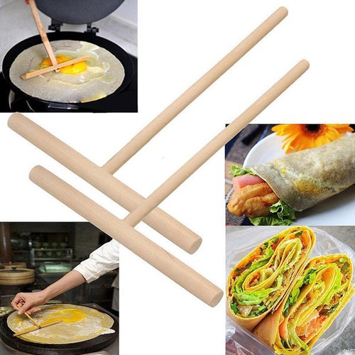Teemando Set di 2 pancake e divisori in legno di faggio da 30 cm per pancake, pancake, pancake, procioni per palatine