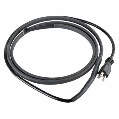 Electric Heat Heating Cable, 120Vac, 24 Ft , Waterproof 13R104 Indoor Outdoor