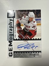 2009-10 Upper Deck Black Diamond Gemography Joni Pitkanen Auto Carolina #GPI