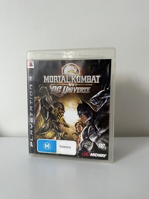 Mortal Kombat VS DC Universe Sony Playstation 3 PS3 Game -  PAL - Complete