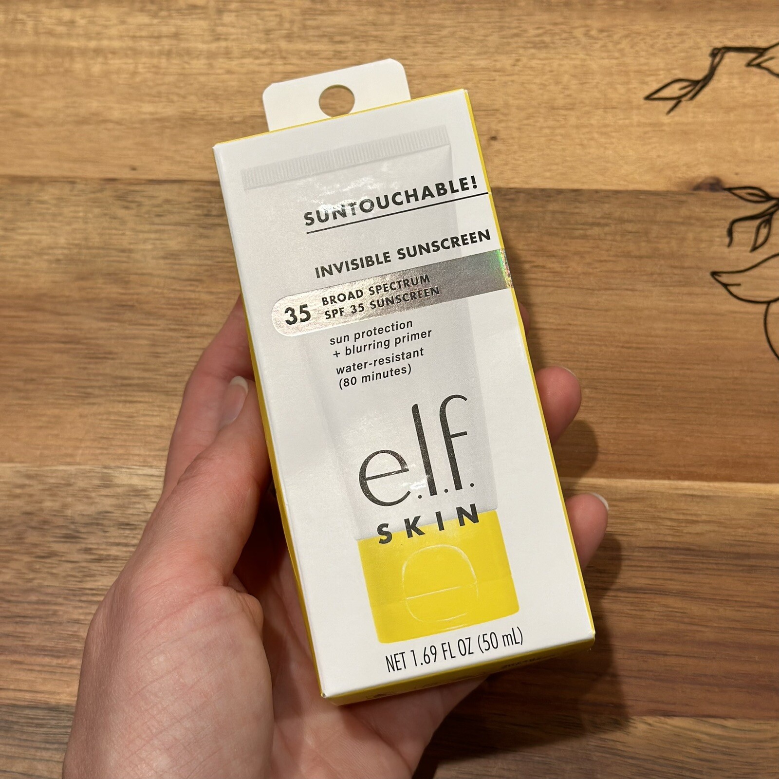 e.l.f. SKIN Suntouchable Invisible Sunscreen SPF 35 1.69 fl oz New In Box