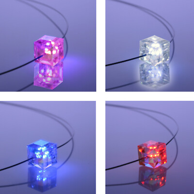 Halskette LED Schmuck Leuchtend mit Kristall Geschenk für Frauen Mädchen Idee