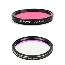SVBONY SV220 2'' Dual-Band Nebula Telescope Filter w/ UV/IR CUT Infra-Red Filter
