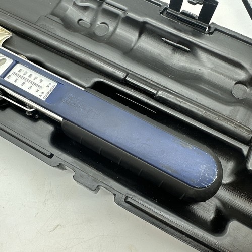 Snap-on TQFR250EMB: Blue TQ Series 1/2" Flex-Head Torque Wrench w/ Case + Manual - Picture 5 of 9