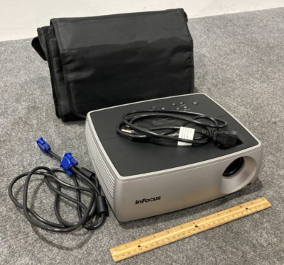InFocus DLP Projector IN2102 w/ Adapter & Power Cords