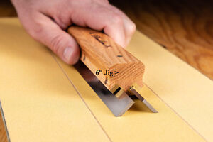 Planer jointer Knives razor sharpening using Sandpaper 6 ...