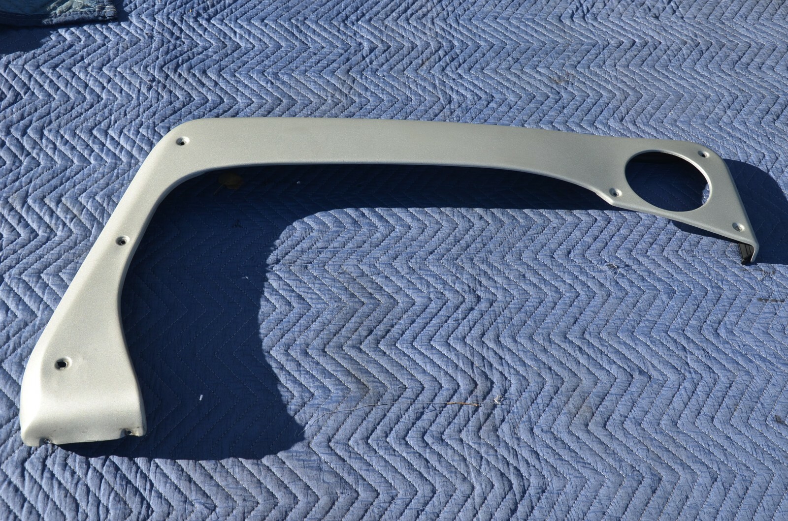Ferrari 360 Modena Interior Right Door Panel Pocket Trim Cover Metallic Silver