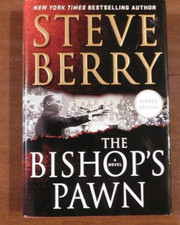 SIGNED  THE BISHOP'S PAWN by Steve Berry 2018, Hardcover 1st/1st
