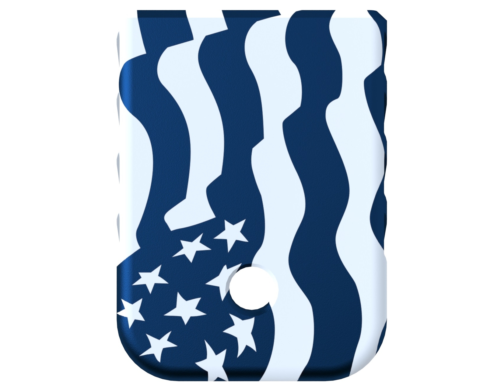 Rowe Tactical Mag Base Plate for Glock Gen 1-5 - (Angle) US Flag Wavy