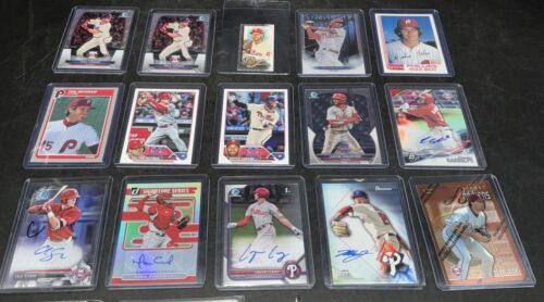 ASSORTED PHILLIES BASEBALL CARDS And GRADED 1989 UPPER DECK RANDY JOHNSON - Picture 2 of 4