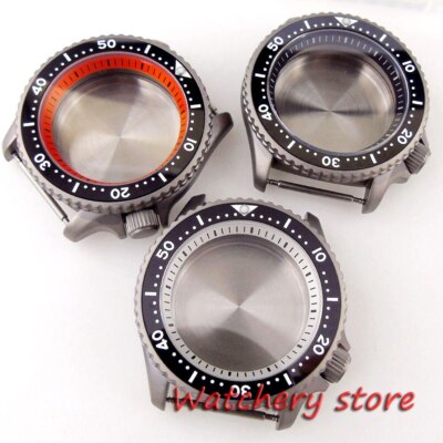 41mm 200m Waterproof Dive Titanium Watch Case For Men Fit NH35 NH36  Sapphire