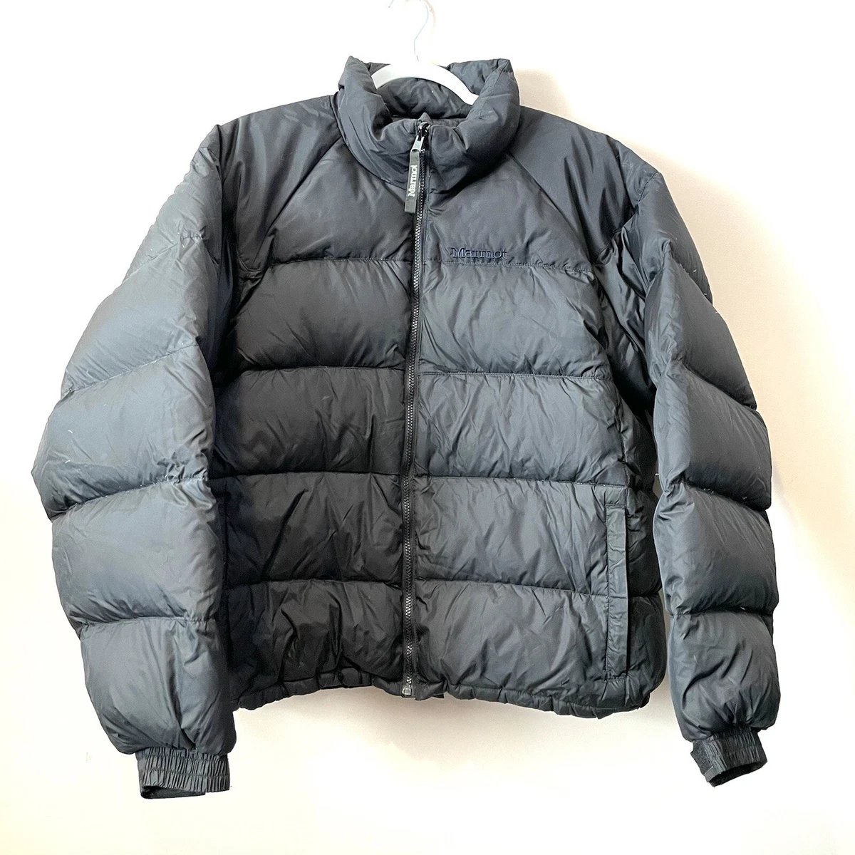 Marmot Men’s Goose Down Sweater Jacket Puffer II Black Large