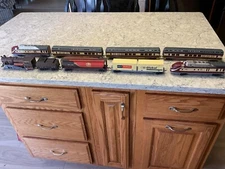 Wow Toyz 9-Piece Car & Locomotive Sets (2) with about 40 Feet of Track & Others