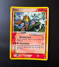 Pokemon Entei Star 113/115 EX Unseen Forces Holo Ultra Rare English 80HP on eBay