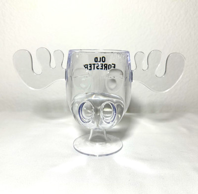 Old Forester Bourbon Whiskey Whisky Souvenir Plastic Moose Mug Cup Christmas