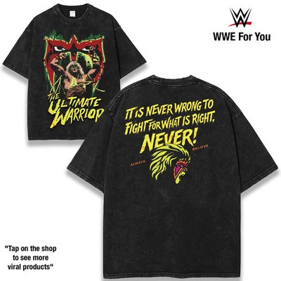 Limited WWE THE ULTIMATE WARRIOR T-Shirt, wrestling t shirt