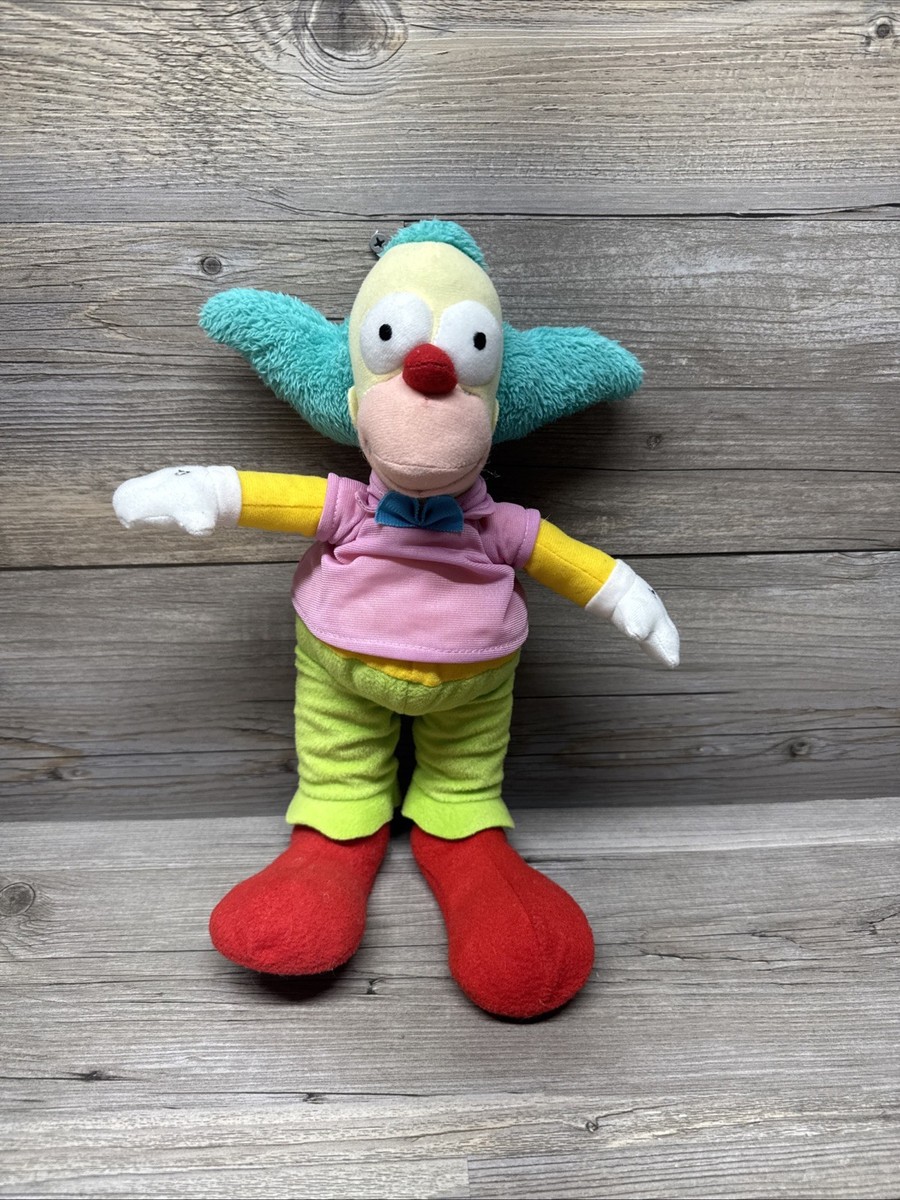 The Simpsons Krusty The Clown Plush Stuffed Toy 11
