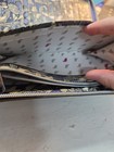 Sakroots Artist Circle Zip Around Wallet Navy Blue White Floral Boho EUC — photo 4