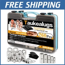 130Pcs Crimp Connector & Heat Shrink Tube Kit