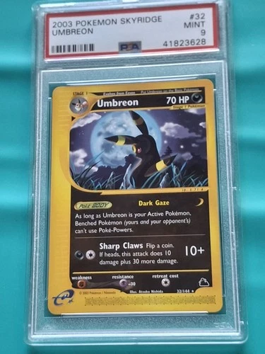 Pokemon Umbreon Skyridge Non-Holo Rare 32/144 PSA 9 Mint Card