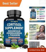 Cortisol Supplements: Stress Relief & Sleep Support with Magnesium &