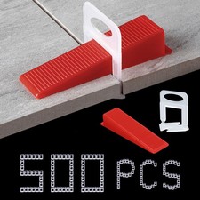 Tile Leveling System 400-Piece Tile Leveling Spacer Clips and 100-Piece Reusa...