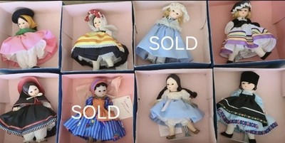 New Vintage Madame Alexander Different Nationality Dolls Choose 1