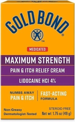 Gold Bond Medicated Maximum Strength Pain & Itch 1.75 Ounce (Pack of 1)