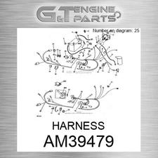AM39479 HARNESS fits JOHN DEERE (Surplus Open Box)