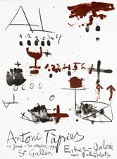 Antoni TAPIES : Galerie Erker - Lithographie originale